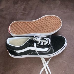 Black Vans (worn once)